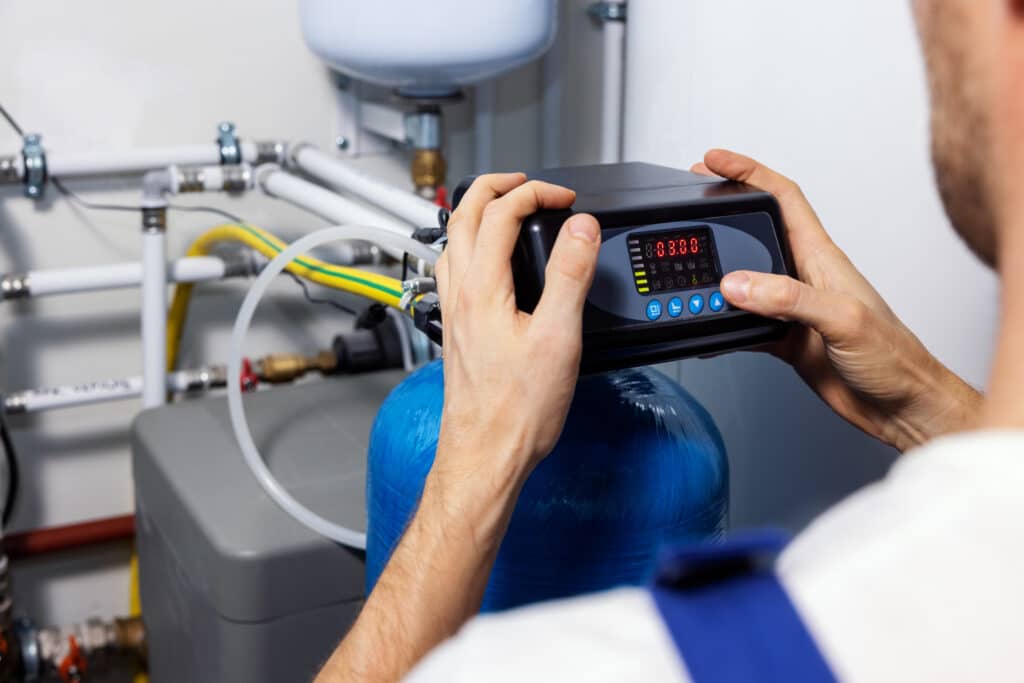 A plumbing checklist for a water filtration system.