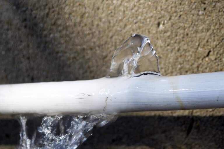 A crack in the pipe, Plumbing Emergencies.