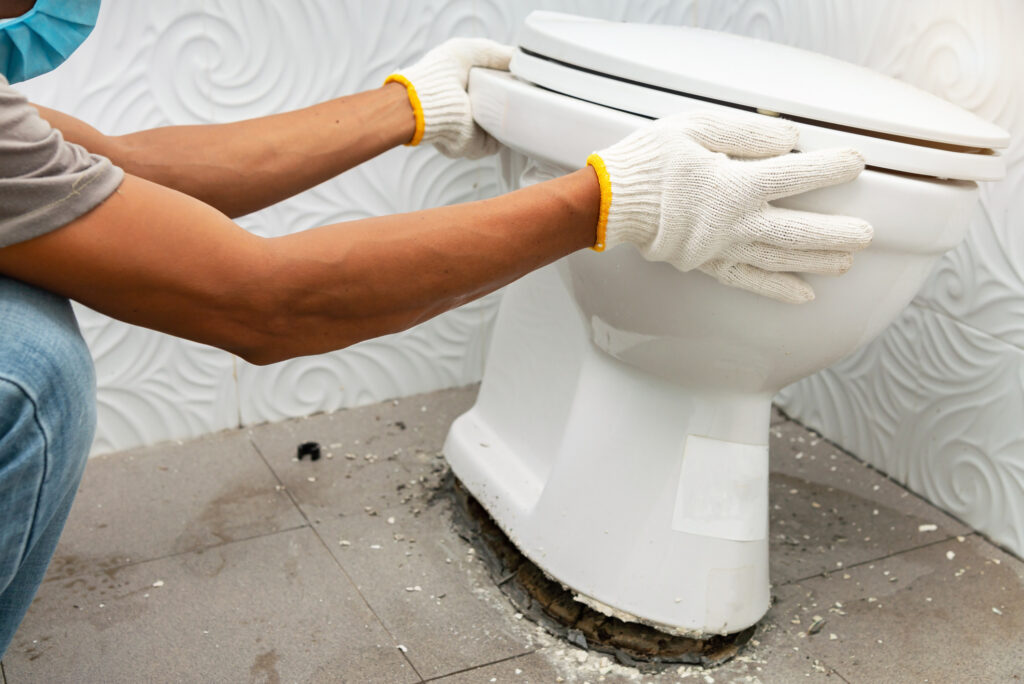 Wobbling Toilet