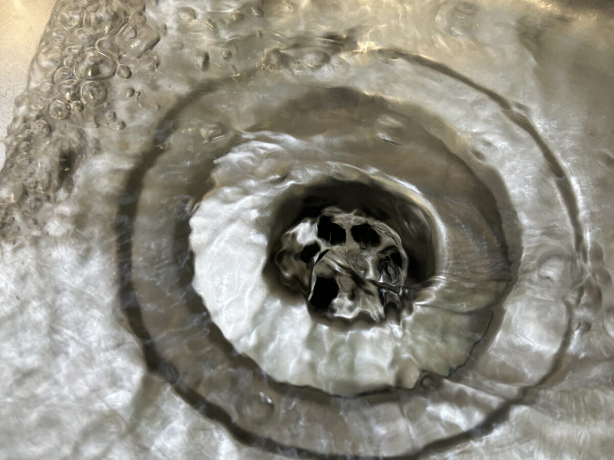 Slow Sink Drainage.