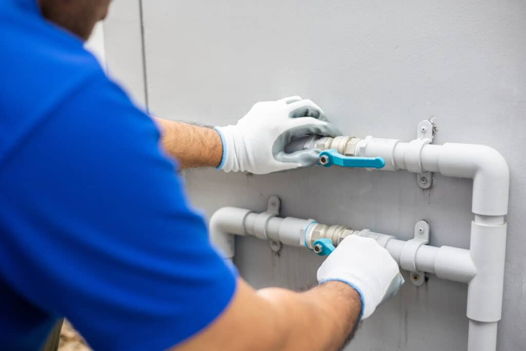 Ice maker line routing and shutoff valve tips.