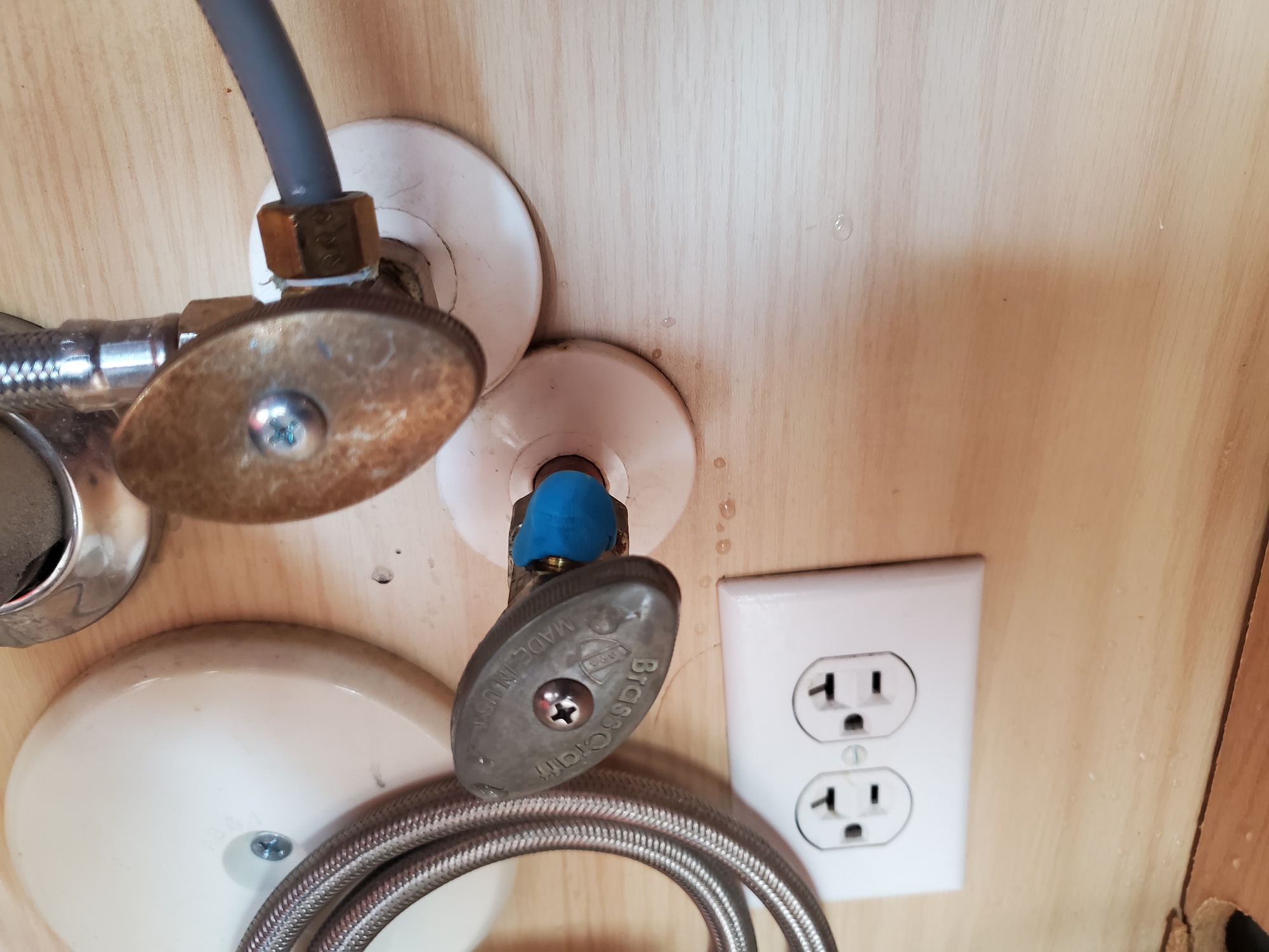 Angle stop replacement.