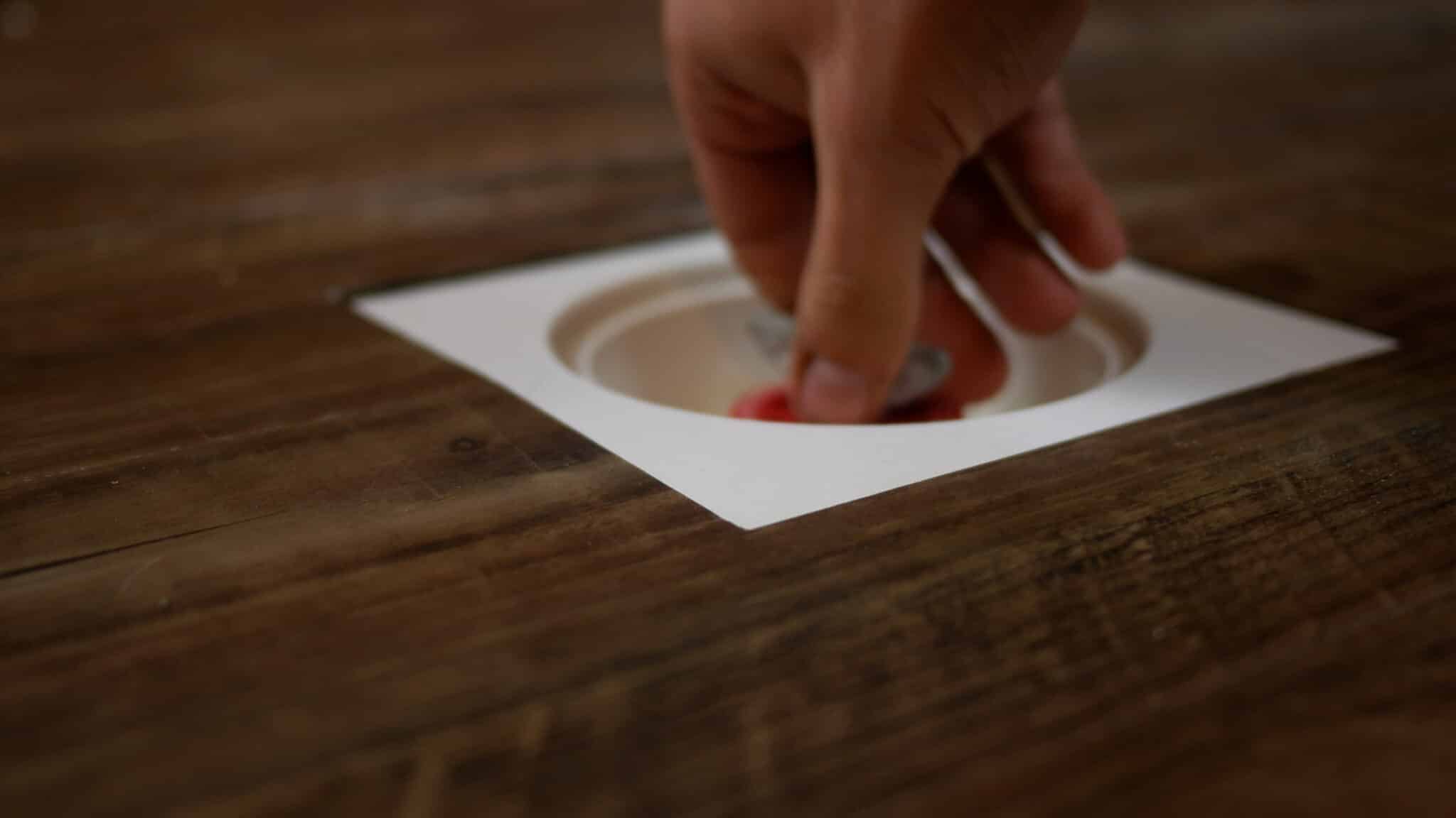 Basement floor drain.