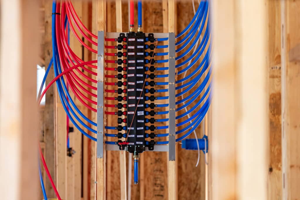 PEX manifold upgrades for faster fixture flow.