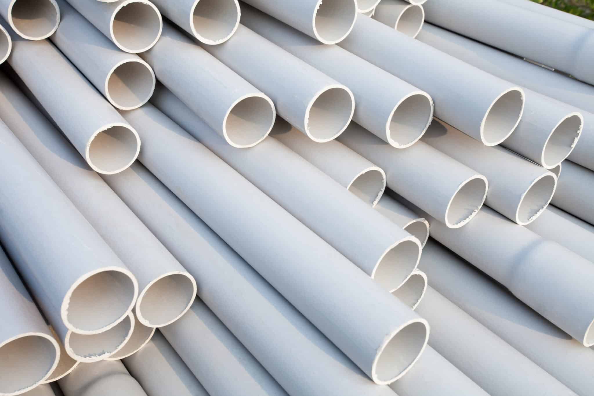 A sewer stack is the vertical pipes.