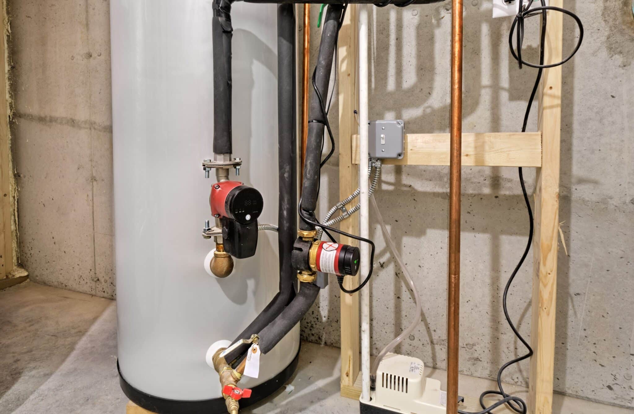 Recirculating pump retrofit.