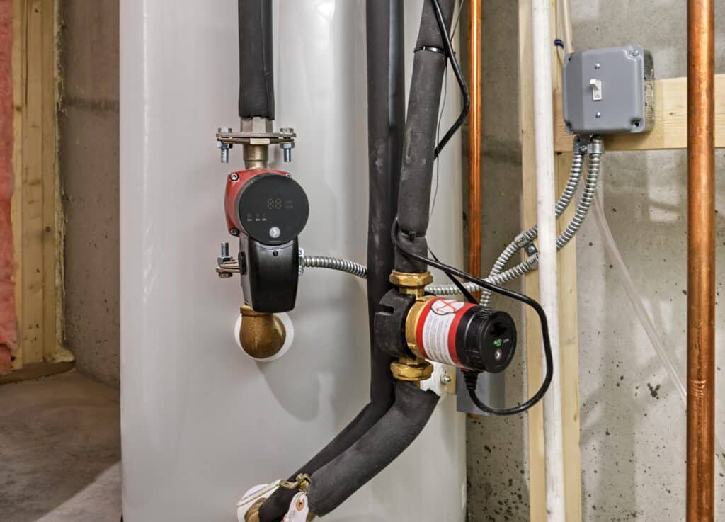 Recirculating pump retrofit for faster hot water.