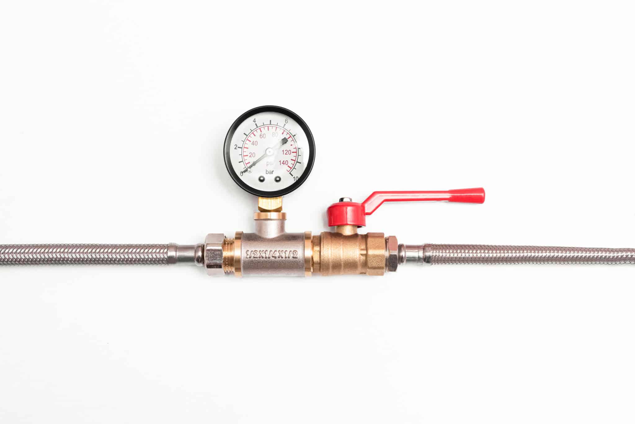 Slab isolation valves for easy shutoffs during repairs.